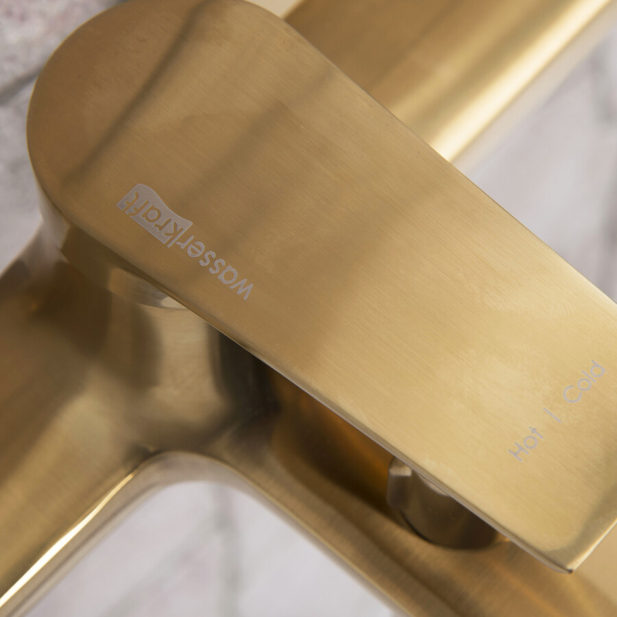 WasserKRAFT Aisch 5501 смеситель для ванны золото