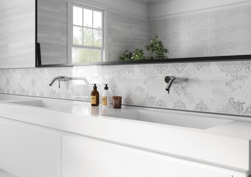 Cersanit Metallic металлический бордюр серебристый 0,5х75 A15951