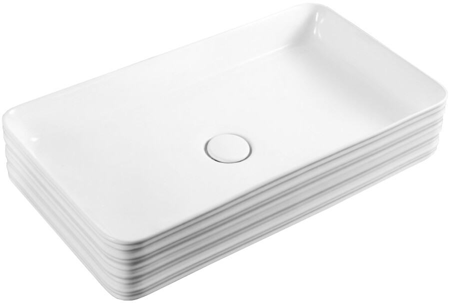 BelBagno BB1408 раковина накладная 65 см белая