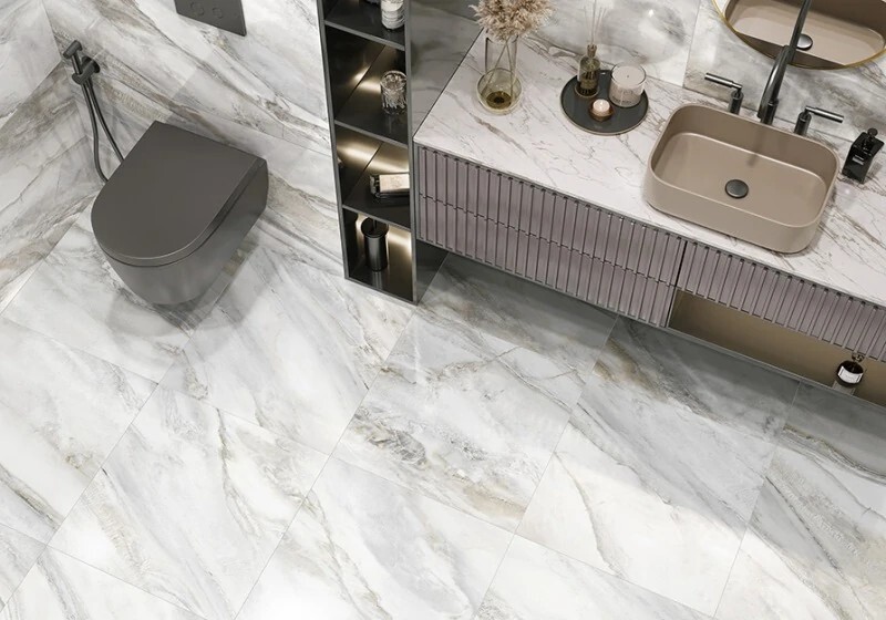 Керамогранит 6060LMS01P LCM Limestone Полированный 600 x 600 x 8 мм.