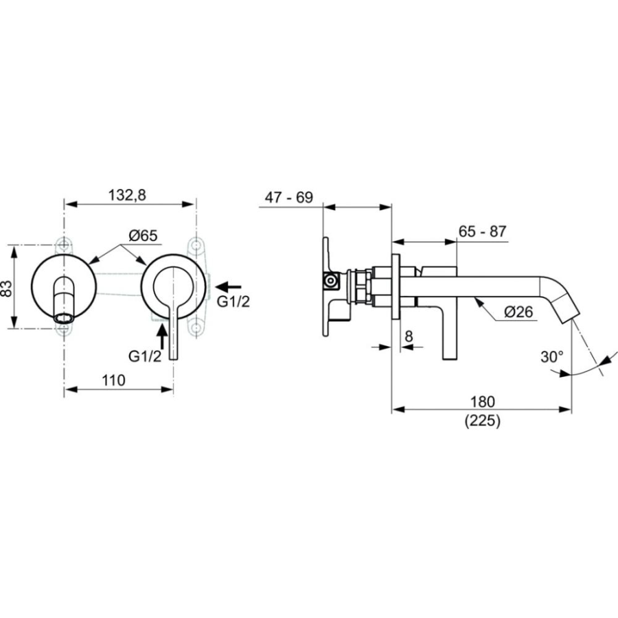 Ideal Standard Joy смеситель для раковины A7378A2