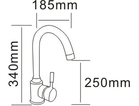 Rozzy Jenori Rainbow Z111-8MT смеситель для кухни хром