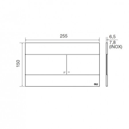 Инсталляция OLI 120 ECO Sanitarblock mechanic + кнопка слива Slim, белая 879236mSL01