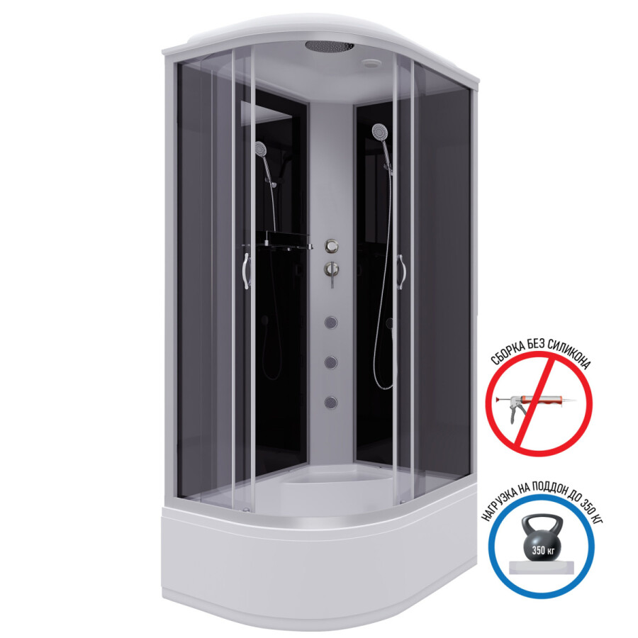 Niagara NG 2510-14RG Душевая кабина 120x80 Правосторонняя с гидромассажем 25101434RG