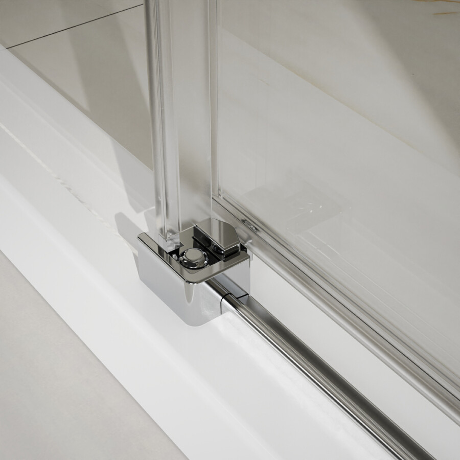 Душевая дверь Azario BERN 1700х1950, прозрачное стекло 6 мм, профиль брашированное золото AZ-733-170-BGL-CL