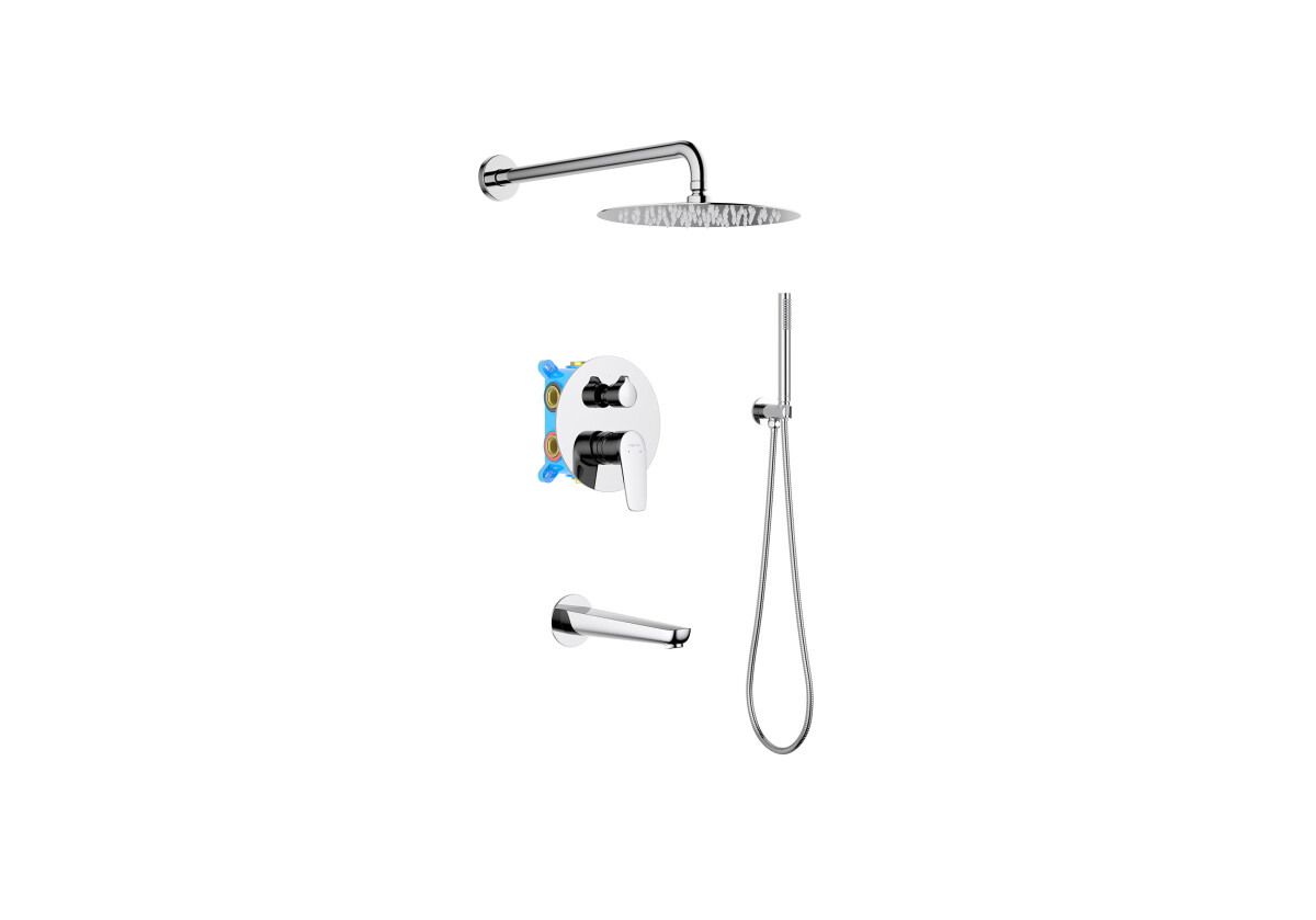 Aquatek Бетта Душевой комплект Set 4 в 1 AQ1173CR