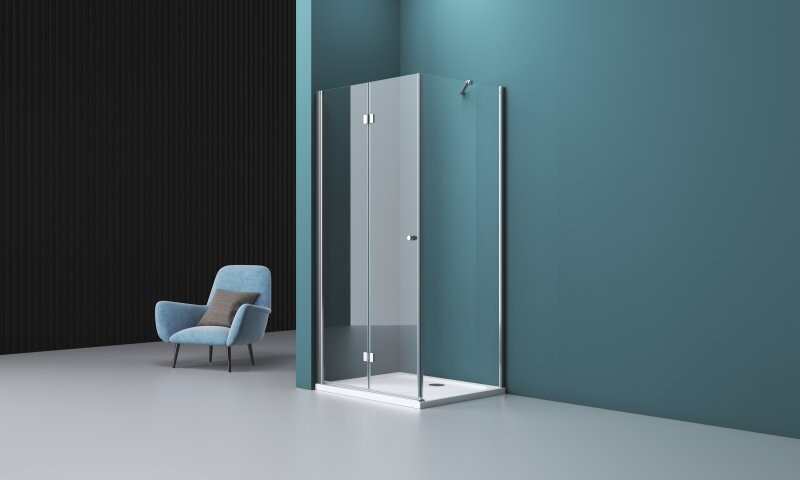 BelBagno душевое ограждение ALBANO-ASH-1-90/100-C-C 90х100х195