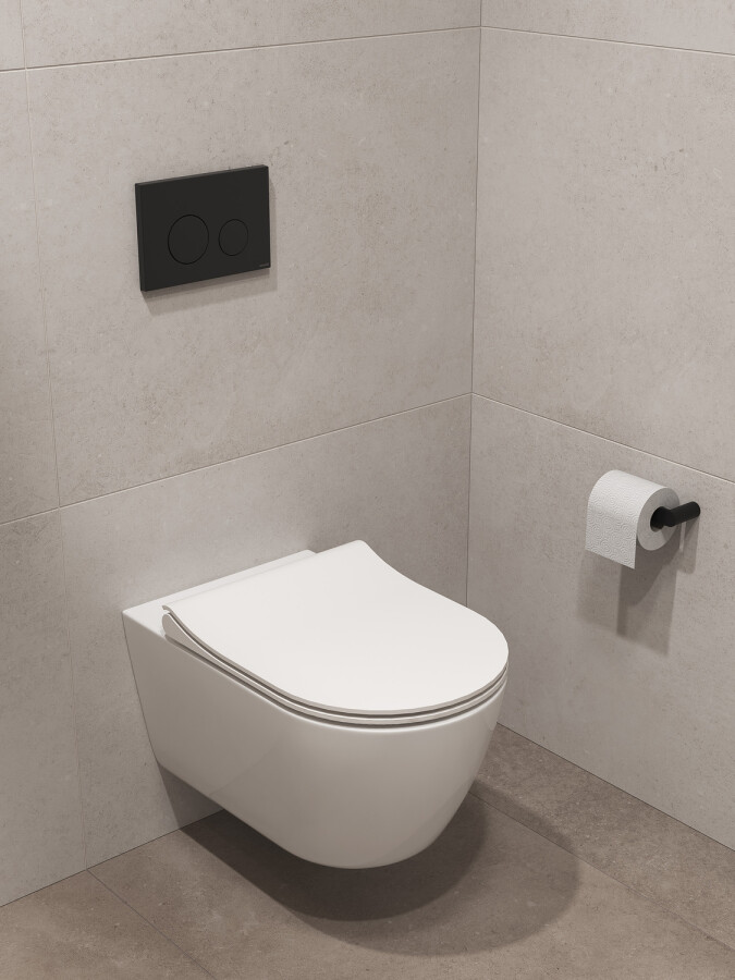 Керамогранит Cersanit Futura тонкий Soft Concrete серый ректификат 60x120 A17123