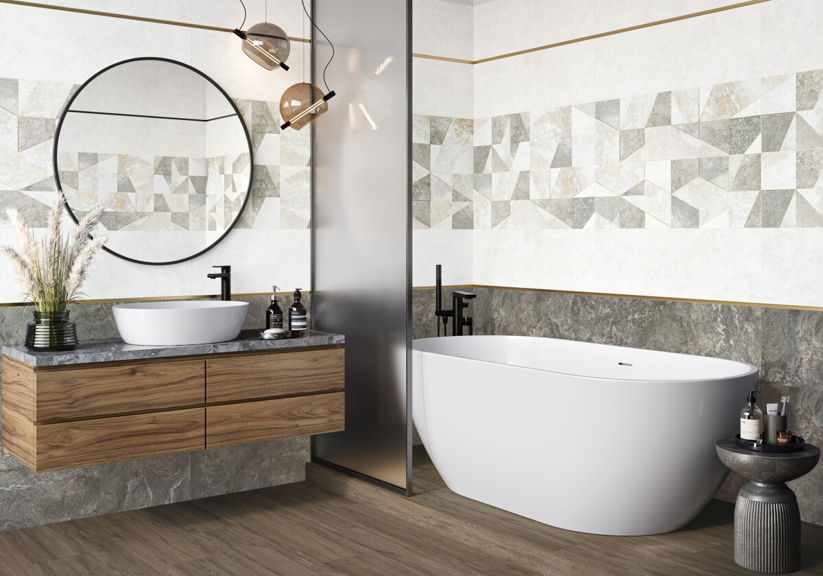 Alma Ceramica Land Керамическая плитка настенная 300 x 900 x 8.5 TWU3090LAN70R