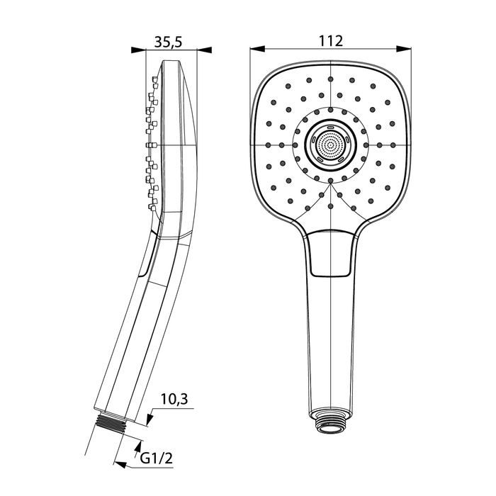 Iddis Sena душевая лейка SEN3F00i18