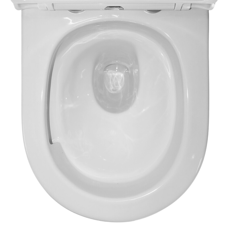 Унитаз подвесной Azario Gloria 360х490х360 безободковый слив TORNADO быстросъемное микролифт AZ-2003Т