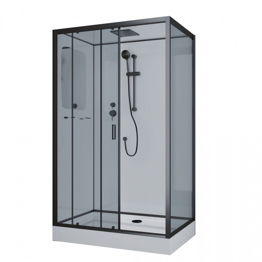 Niagara NG 6912-01QR Душевая кабина 120x80 Правый угол 69120134QRBLACK