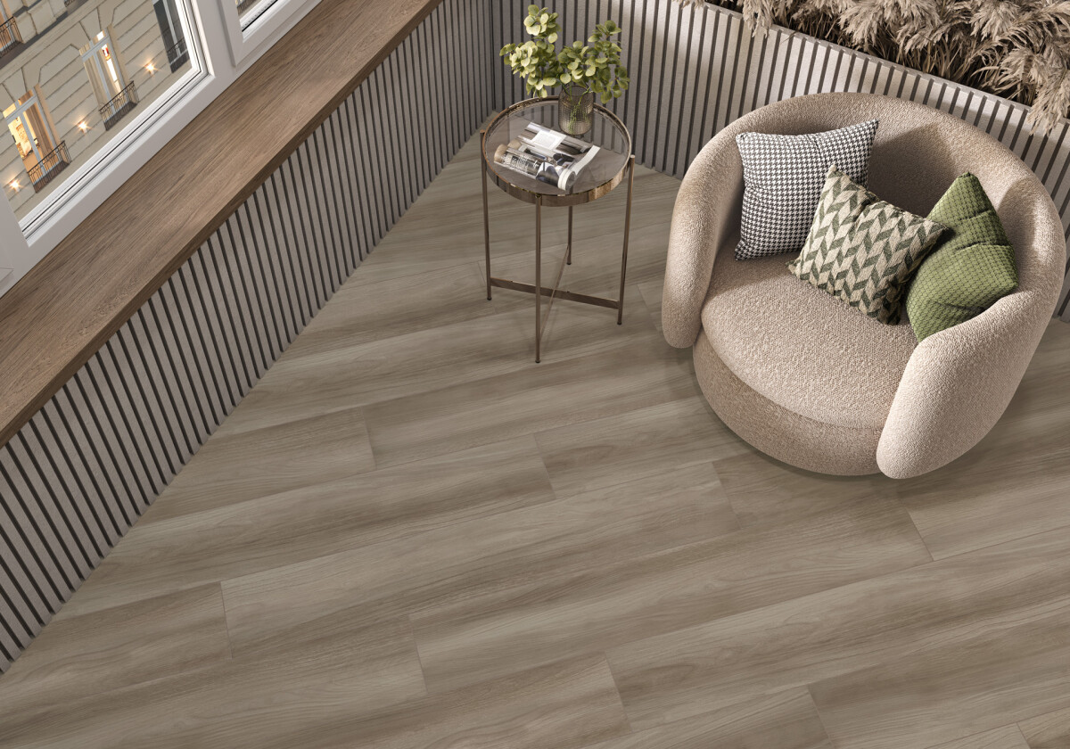 Керамогранит Artkera Group GP20120APC18 Apricot Taupe матовый 200 x 1200 x 9 мм.