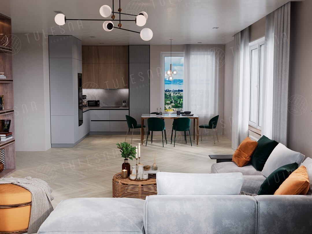 Alpine Floor Tulesna Art Parquet SPC ламинат Radiante 1005-4AB 600х125х4 mm