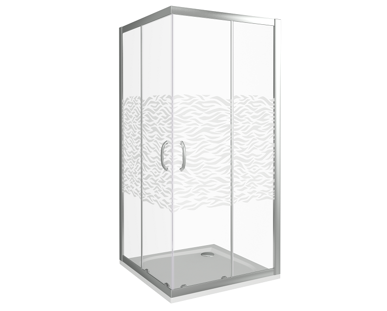 Bas Infinity СR-100-G-CH душевое ограждение 100*100*185 ИН00021