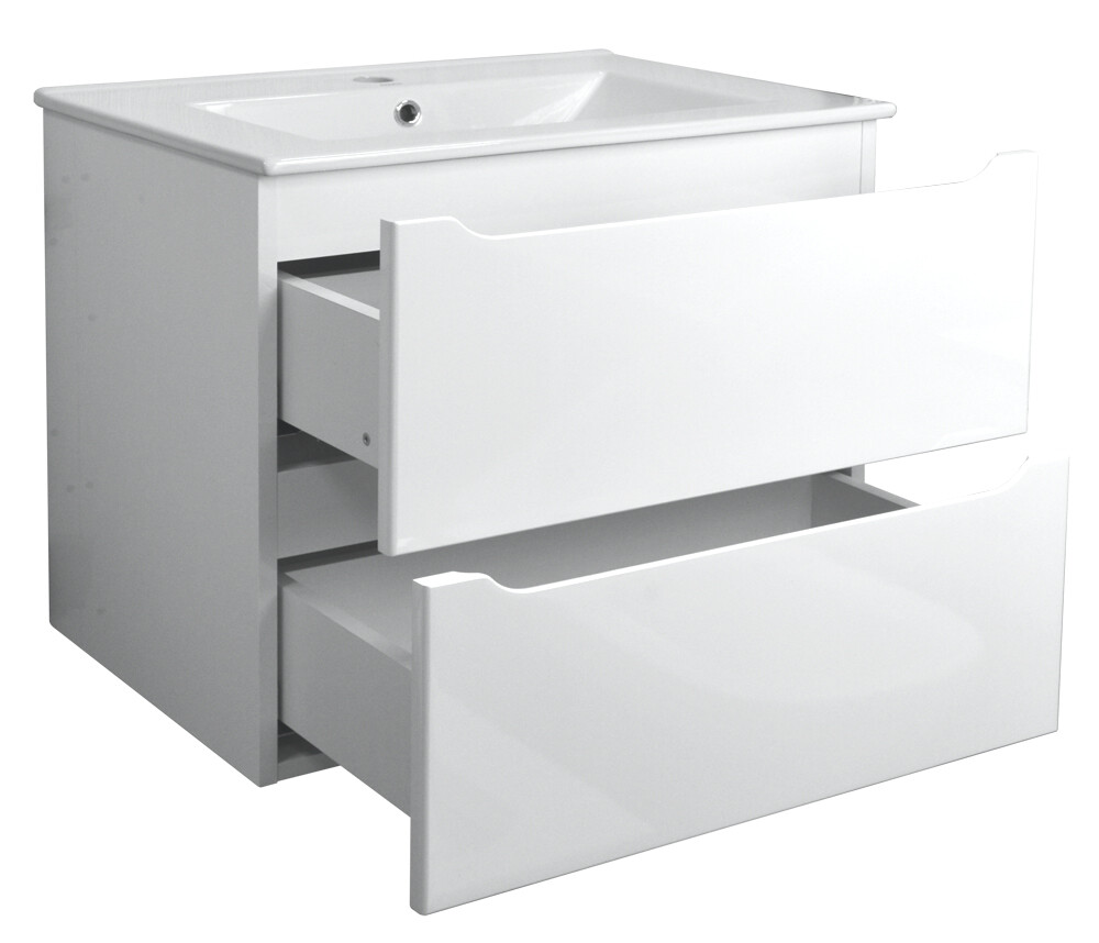 Loranto Арфа тумба 60 см с раковиной LEONE CS00078719