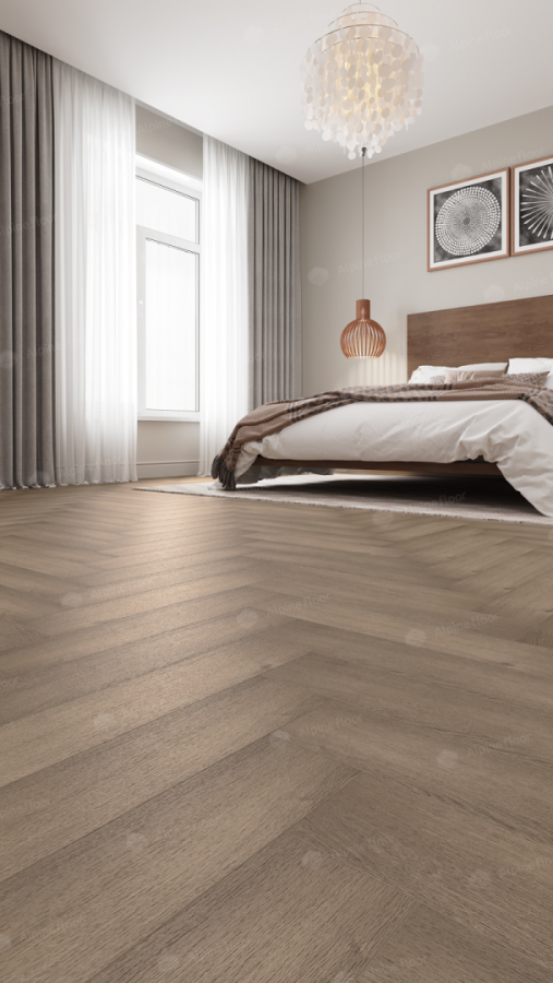 Alpine Floor Parquet Premium ABA SPC ламинат Дуб насыщенный ECO 19-7AB 600х125х8 mm