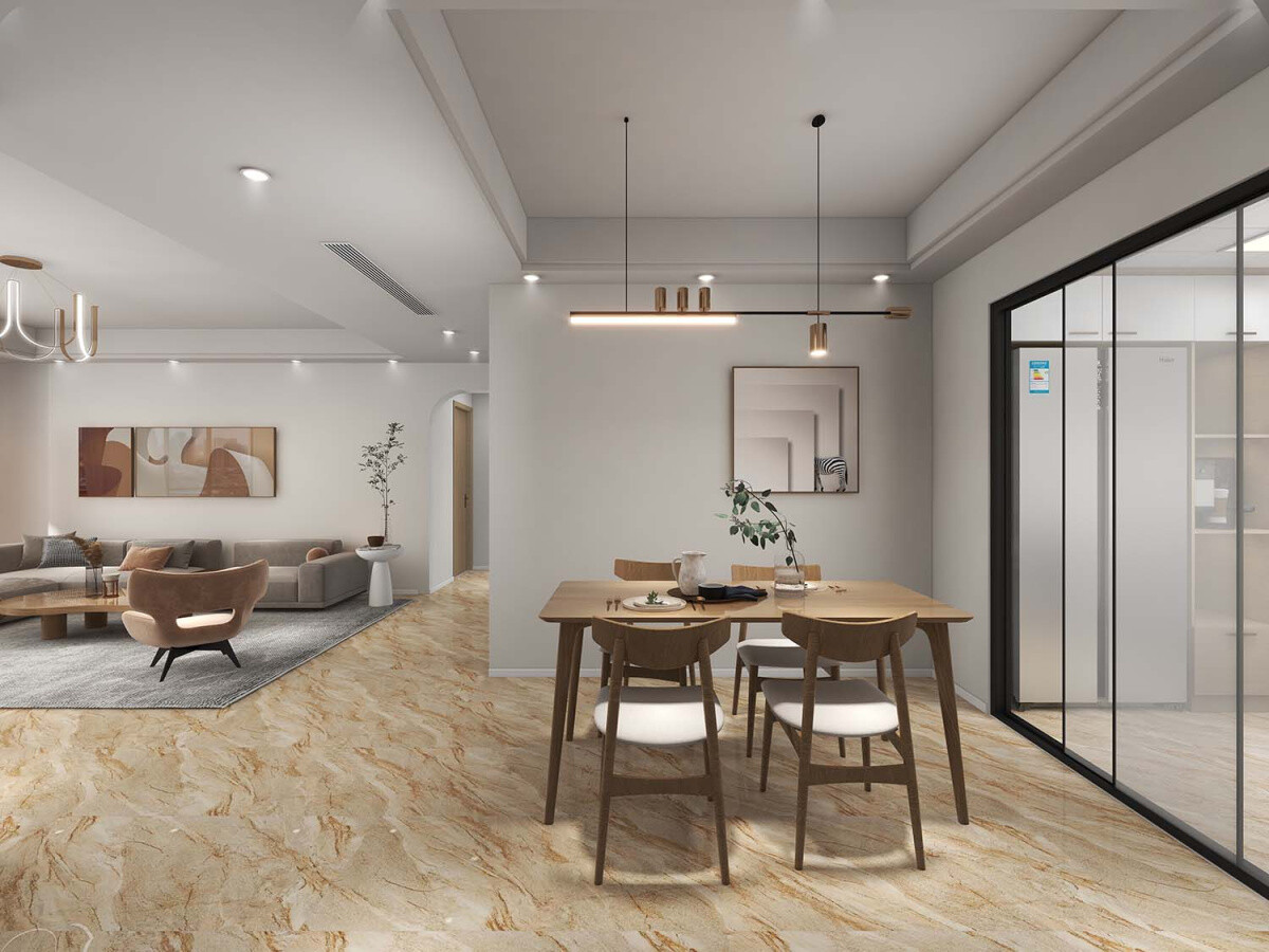 Керамогранит Azario Desert Gold 60x120 Carving H18004007G