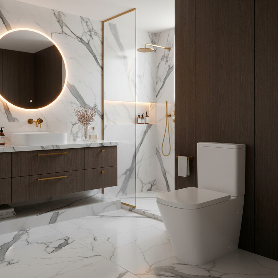 Унитаз-компакт Azario Terra 620х360х810 безободковый, система смыва "Скрытое Торнадо", в комплекте с быстросъемным сиденьем "Микролифт" AZ-1373AT