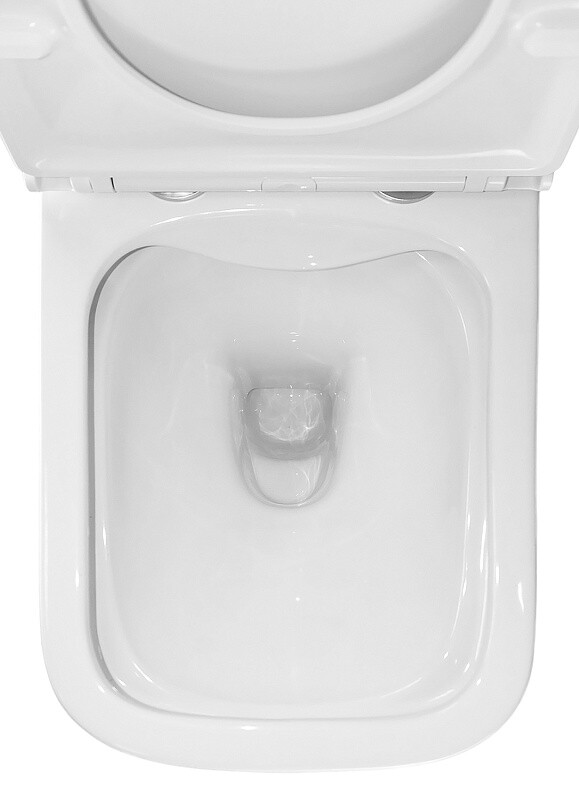 Унитаз-компакт Azario VARO 365х615х805 напольный, безободковый,с быстросъемным сиденьем Микролифт, полипропилен AZ-2171