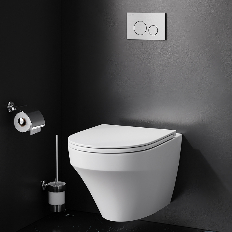 Am.Pm Inspire унитаз подвесной безободковый без сиденья C501700WH