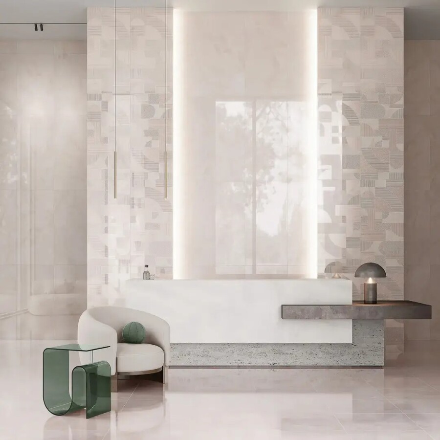 Керамическая плитка Декор Kerama Marazzi Прованс Сен-Тропе Синий глянцевый обрезной 60x119,5x0,9 KMD3STA106BR