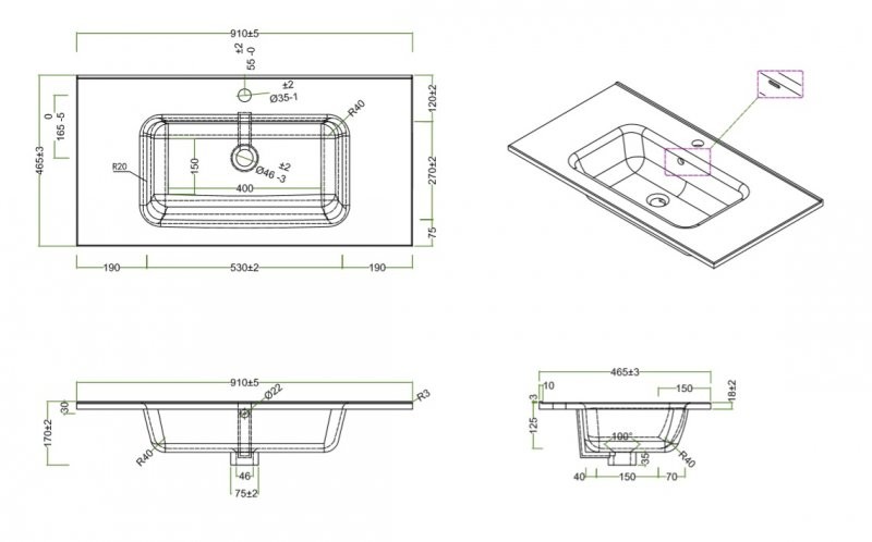 BelBagno KRAFT-900-2C-SO-BO тумба под раковину подвесная