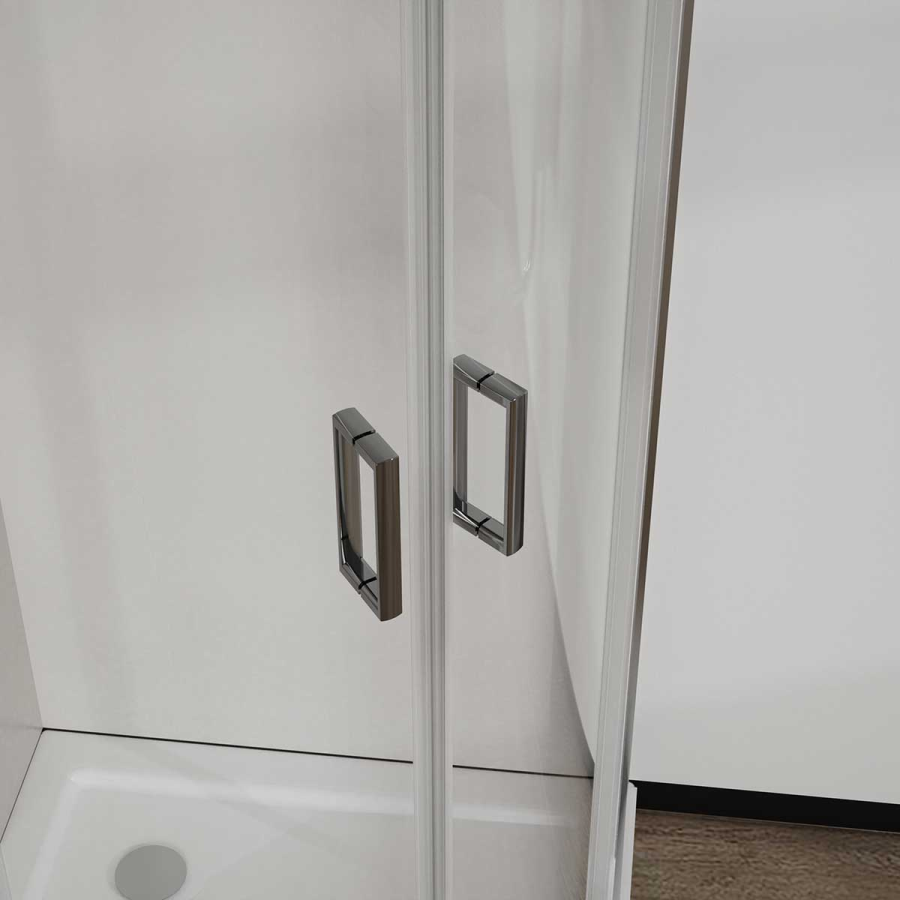 Vincea City душевой уголок 80х80 см хром / прозрачный VSQ-5CT800CL