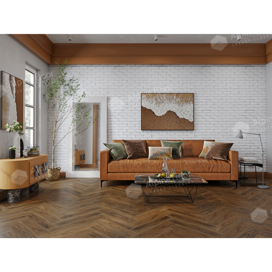 Alpine Floor Nut SPC ламинат Орех Кенари ECO 22-4AB 600 х 125 х 4.0 mm