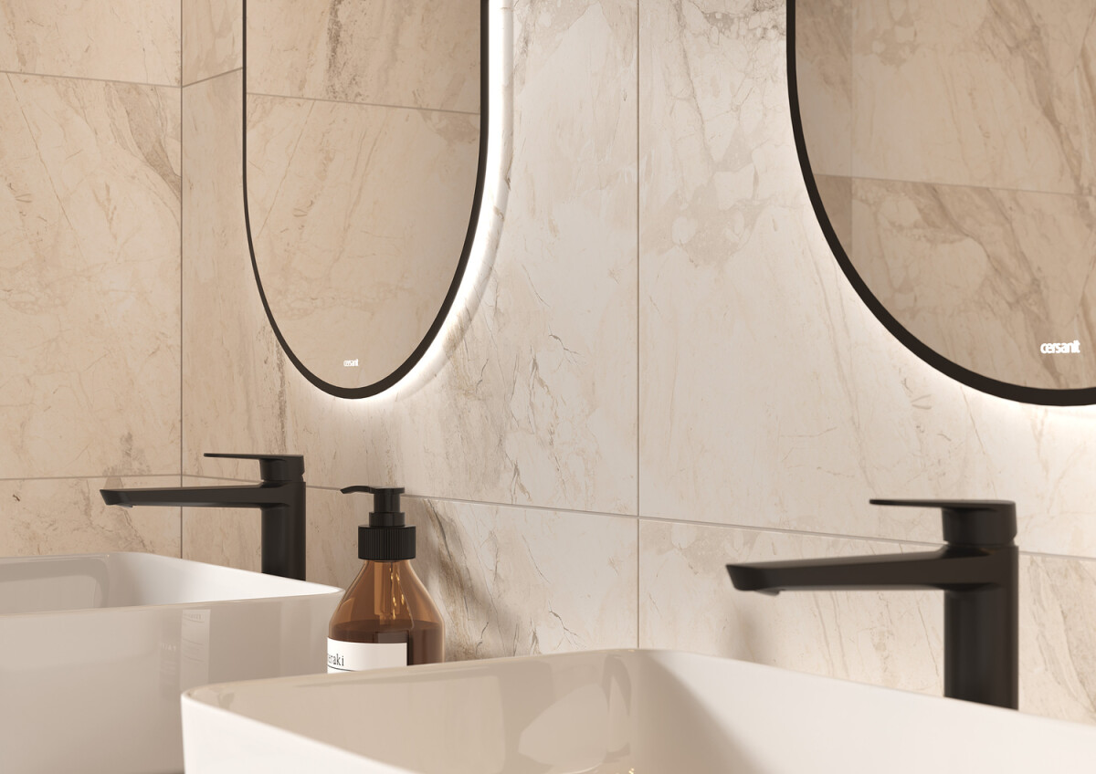 Керамогранит Cersanit Asher светло-бежевый ректификат 44,8x89,8 A17775