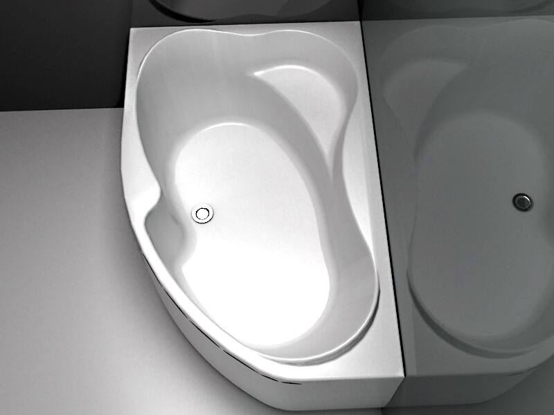 Aquanet Capri 160*100 ванна акриловая левая с каркасом 00205476