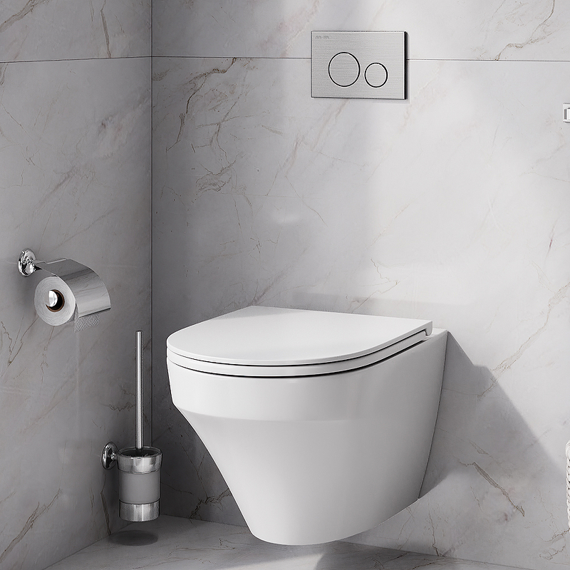 Am.Pm Inspire унитаз подвесной безободковый без сиденья C501700WH