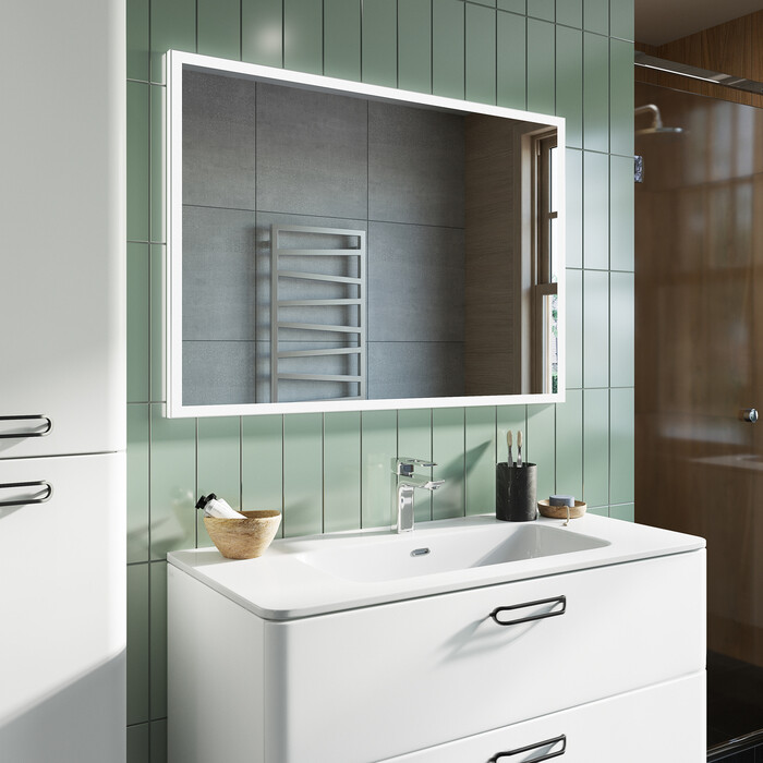 Зеркальное полотно Iddis Brick 100*70 BRI1000i98