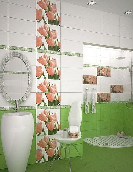 Azori Elara 20х40 см плитка настенная белая глянцевая