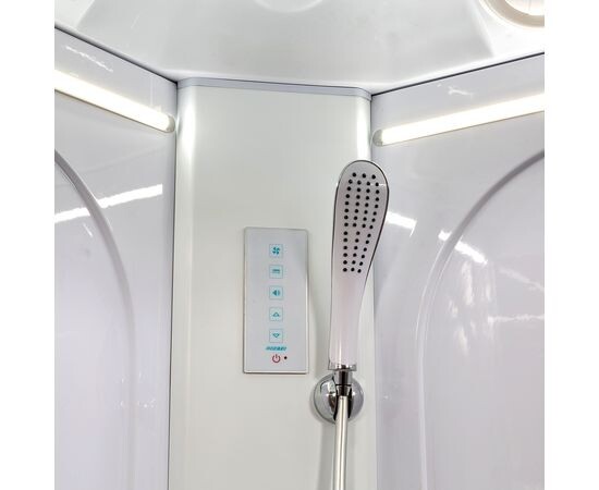 Deto душевая кабина 80х80 L608LED+GM с гидромассажем
