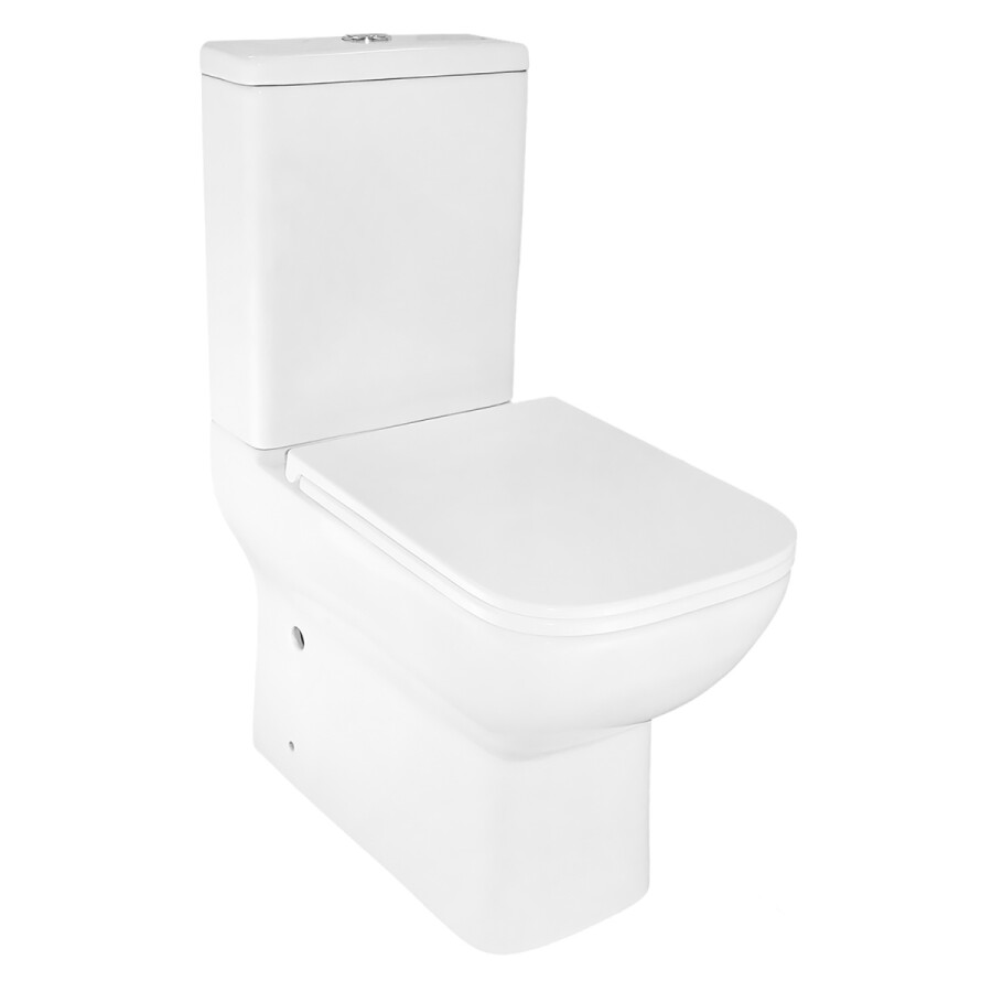 Унитаз-компакт Azario VARO 365х615х805 напольный, безободковый,с быстросъемным сиденьем Микролифт, дюропласт AZ-2171-1