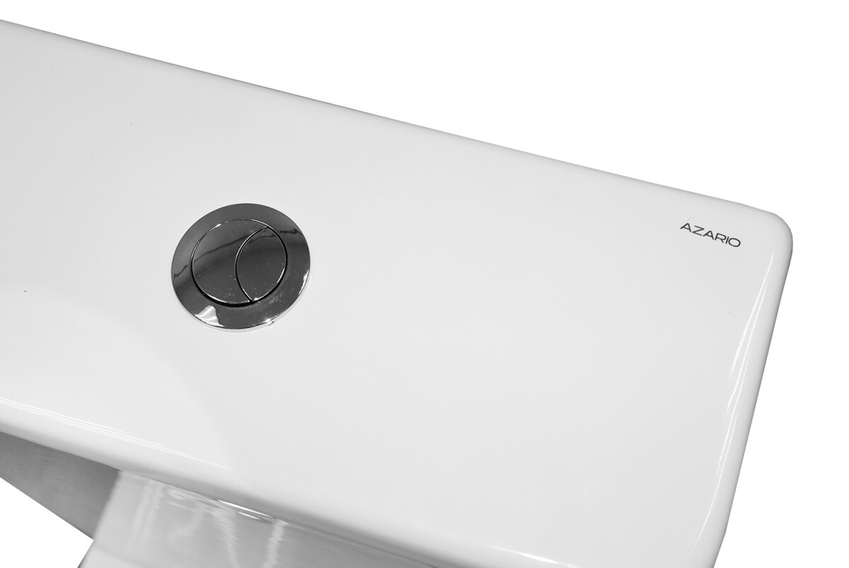 Унитаз-компакт Azario Kashmir 340х650х770 напольный, безободковый, в комплекте с быстросъемным сиденьем микролифт AZ-9143S