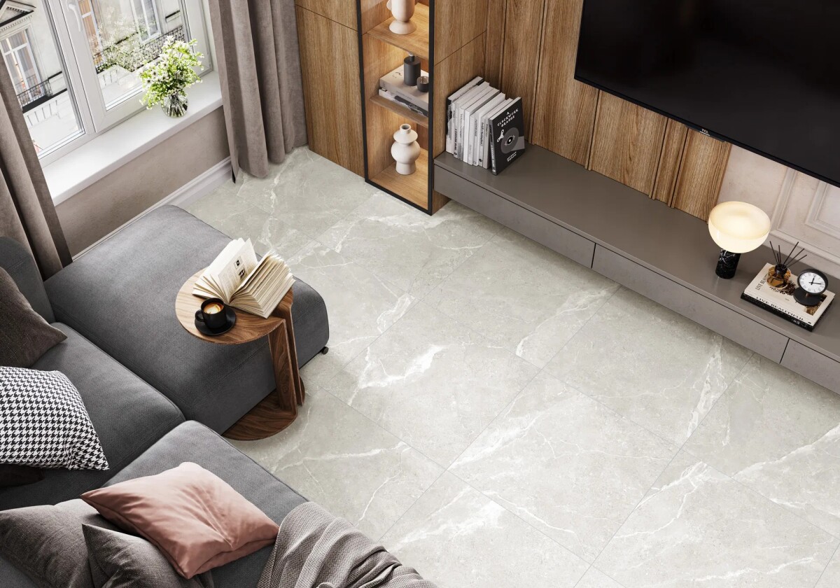 Керамогранит Artkera Group GP6060TIA00M Titanium White матовый 600 x 600 x 9.5 мм.