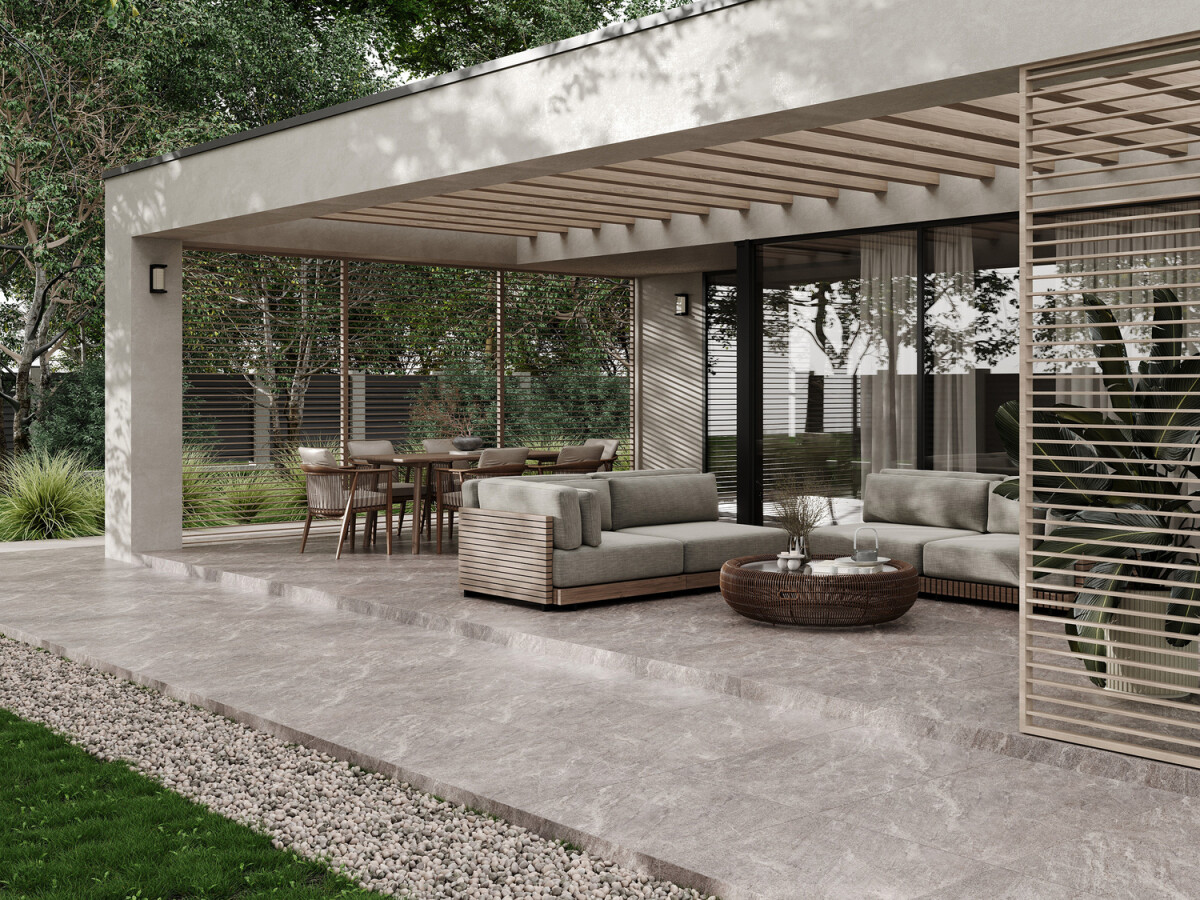 Керамогранит Cersanit Desert серый ректификат рельеф 59,8x59,8 A17888