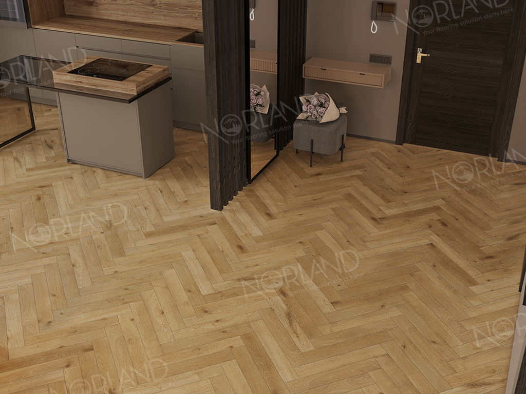 Ламинат Alpine Floor Norland Herringbone Elegant Strong LF304-09 Дуб Хайнан 600х100х12 mm