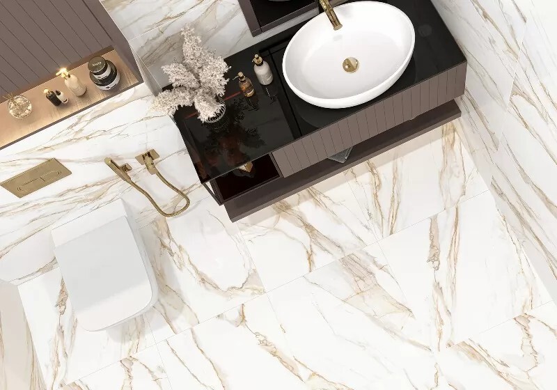 Керамогранит 6060SAC11P LCM Sandy Carrara Полированный 600 x 600 x 8 мм.