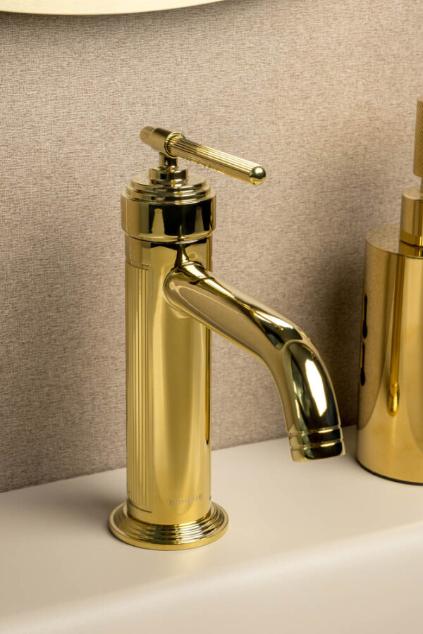Смеситель для умывальника Boheme Eterna Gold 171-G