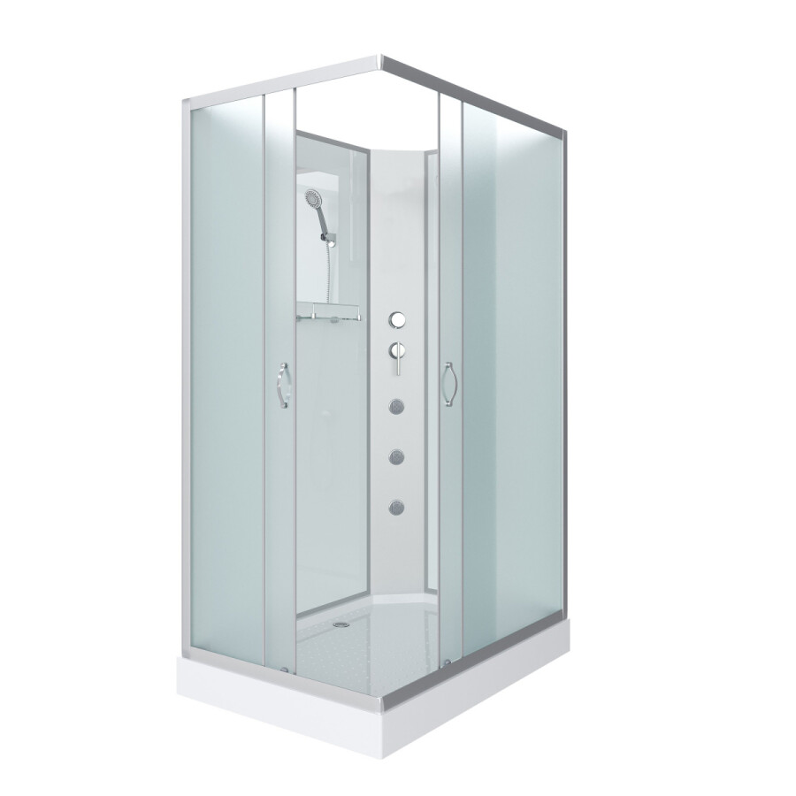 Niagara Classic NG 43285-14QBKG Душевая кабина 120x80 Универсальная Без крыши Гидромассаж 432853QBKG