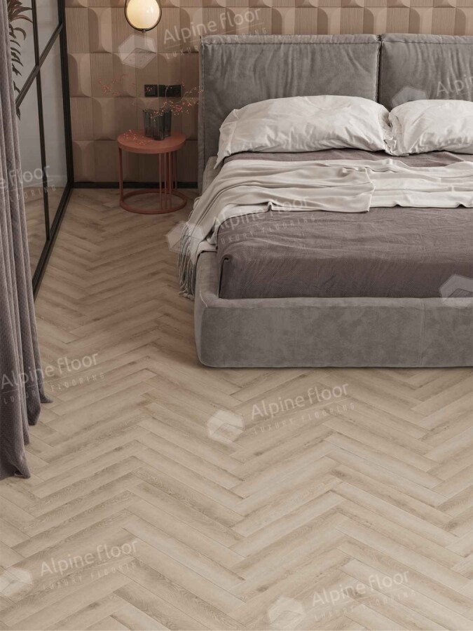 Ламинат Alpine Floor Herringbone 12 Pro, LF106-8A Дуб Орлеан 606 х 101 х 12 mm