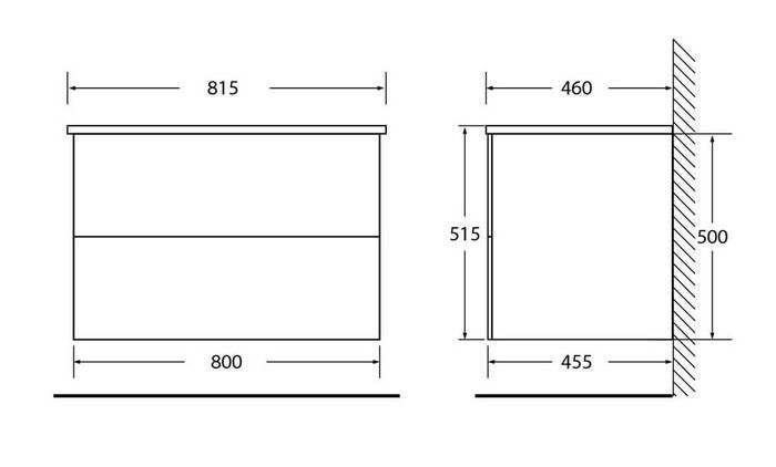 BelBagno Etna тумба под раковину ETNA-H60-1000-2C-SO-RN-P 100 см