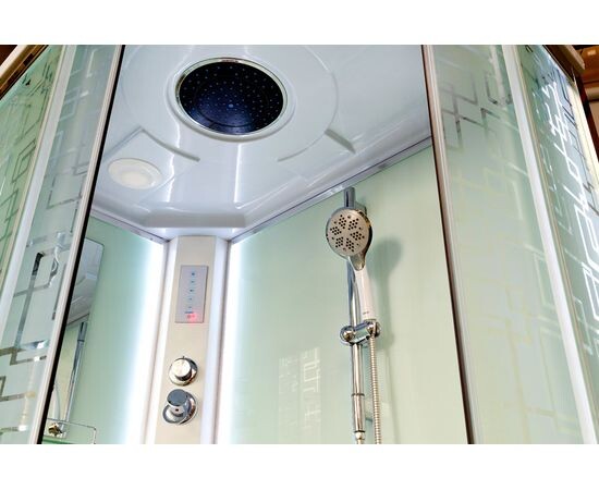 Deto душевая кабина 110х80 EM4511LLED с подсветкой левая