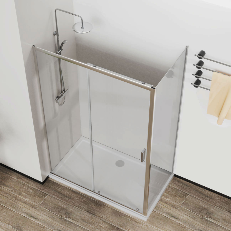 Vincea City душевой уголок 120х90 см хром / прозрачный VSR-5CT9012CL