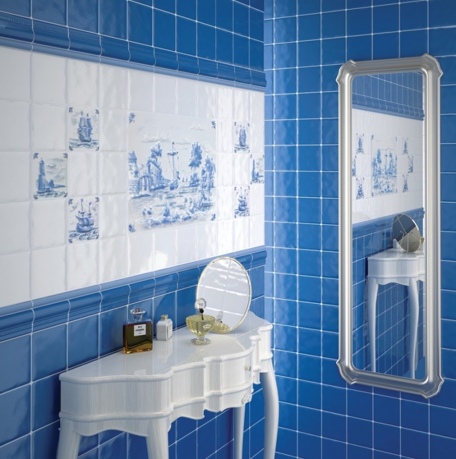 Kerama Marazzi Бриз 30х40 см плитка настенная белая полотно из 12 частей глянцевая