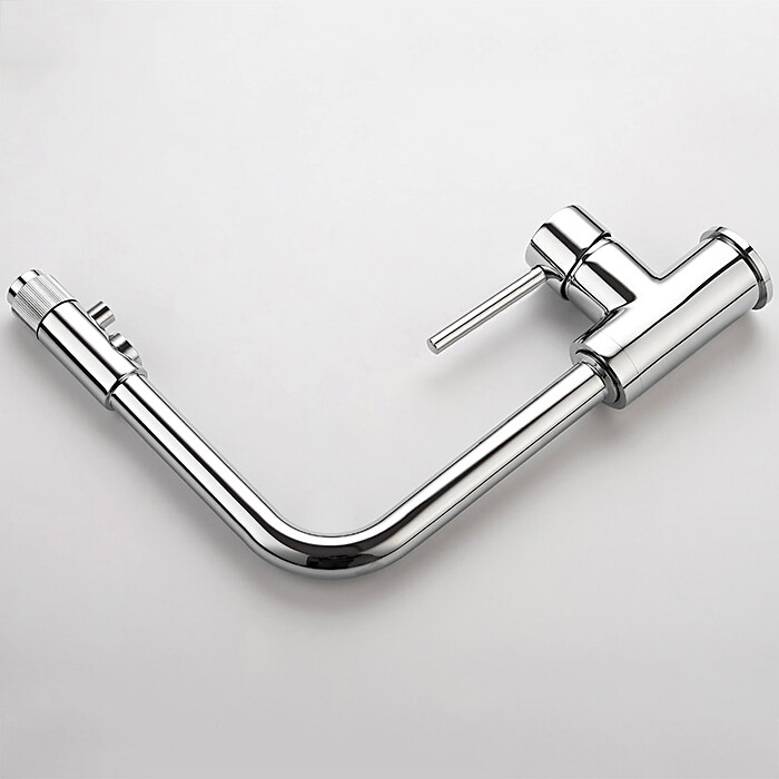Ledeme L4155-3 смеситель для кухни с подключением фильтра Хром