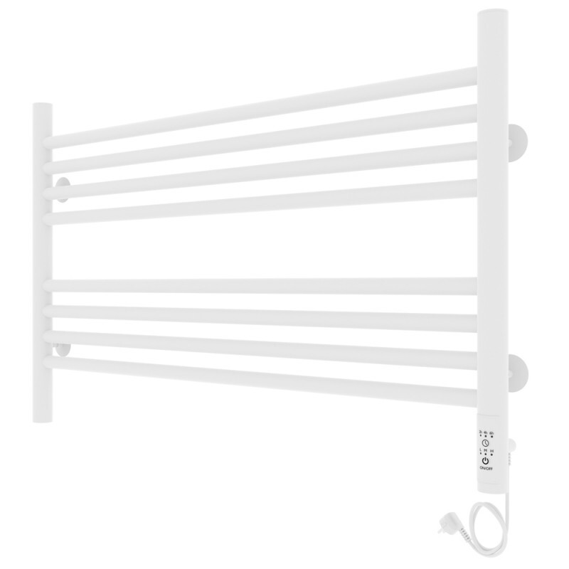 Laris Оливия полотенцесушитель электрический белый 80х50 73207627 правый